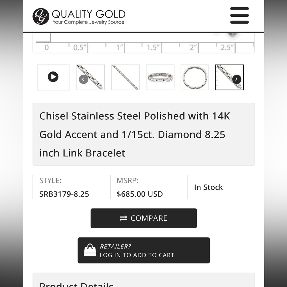 Silver Rectangular Watch With Hinged Design - image 5